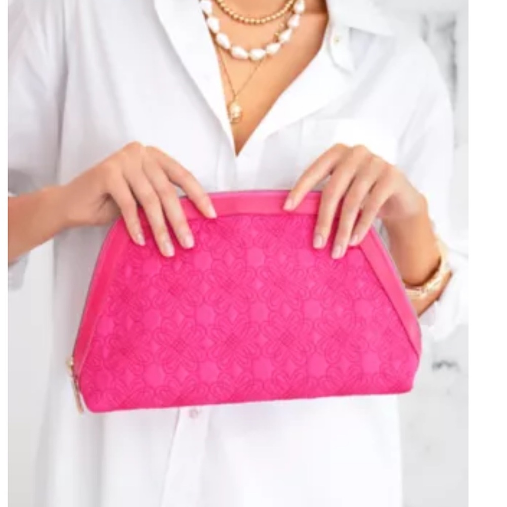 Lilly Pulitzer Pink Larsen Pouch NWT